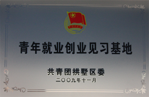 纵横国际集团被共青团拱墅区委第二次授予“青年就业创业见习基地”称号